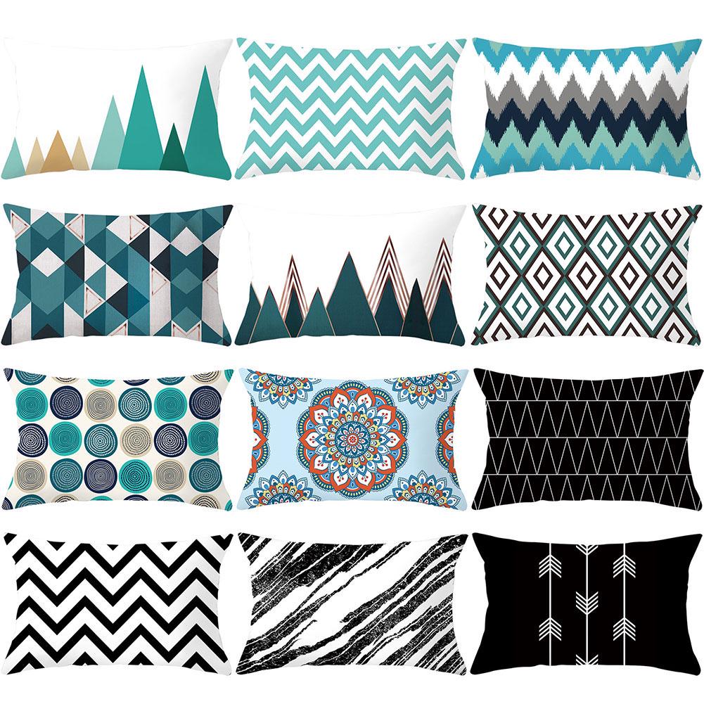 Γεωμετρικός κύκλος Τρίγωνο Κύμα Μαξιλαροθήκη Κάλυμμα Μαξιλαριού Καναπέ-κρεβάτι Διακόσμηση καφέ αυτοκινήτου