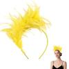 Feather Headband for Women Feather Fascinator Headband Cocktail Wedding Party