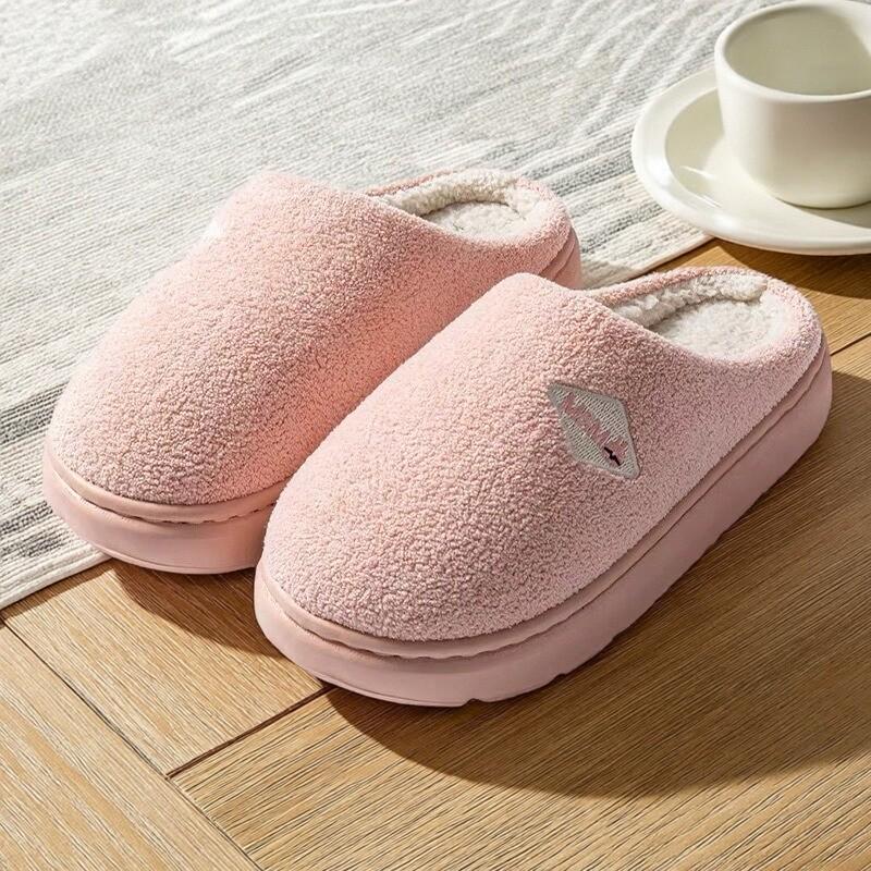 

Женские плюшевые хлопковые тапочки Mugino Rabbit 2025 для дома/улицы, нескользящие EU 36-37