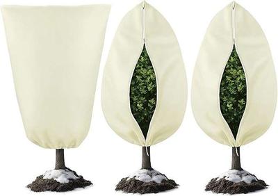 Plant Cover for Winter Against Frost 80 X 100 Cm Set of 3 Pcs. Beige