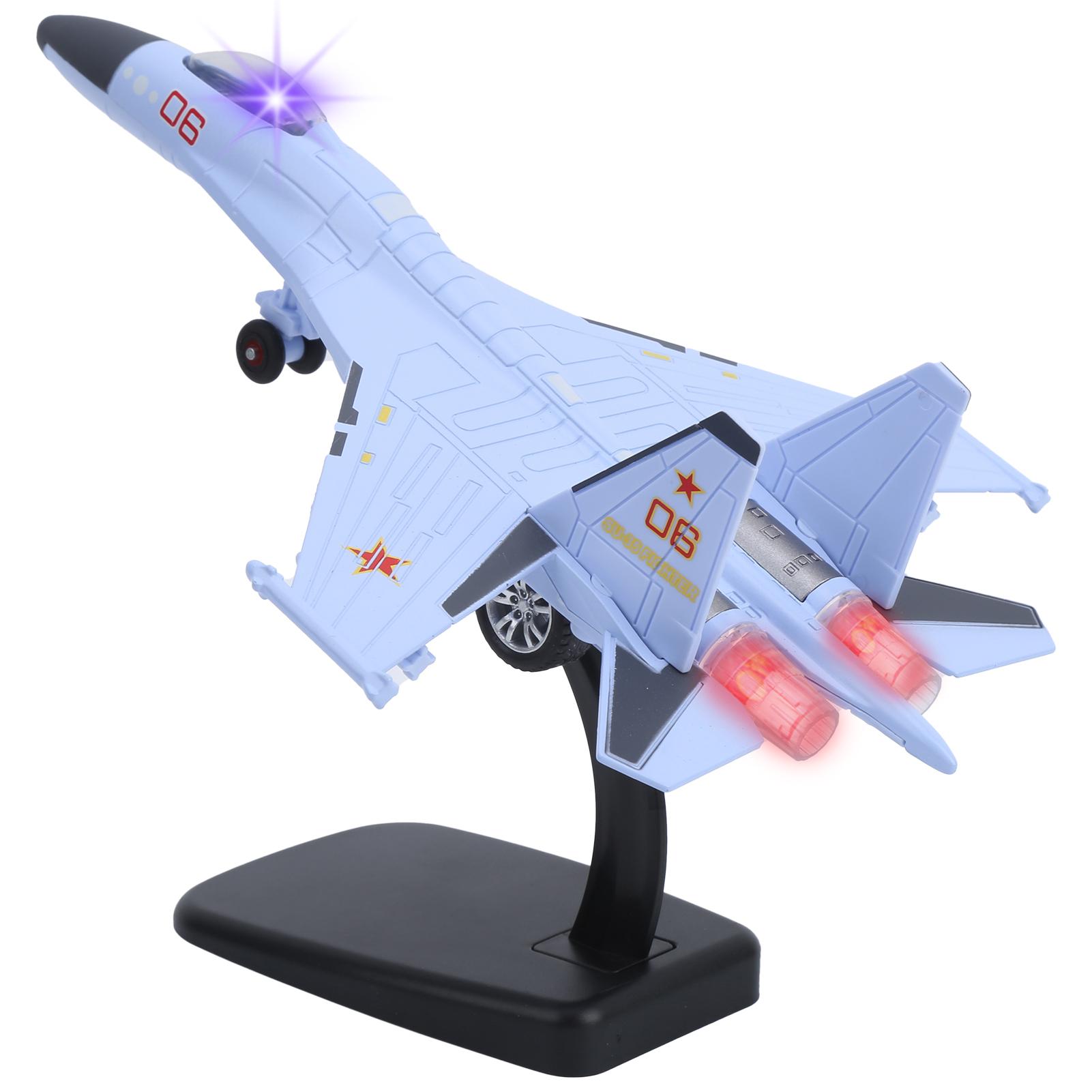 

1/100 имитация SU35 истребителя, модель самолета, настольное украшение, коллекционные предметы с подставкой, модель самолета для бара, гостиной, офиса 1/100:20.2*14.8*14.5cm синий/фиолетовый