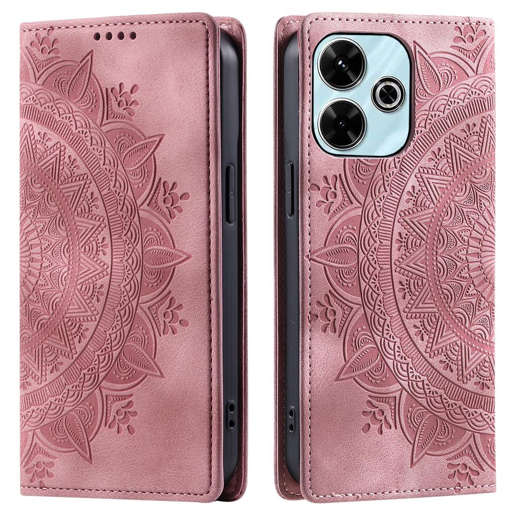 Style-010 For Xiaomi Redmi 13 5G/4G Case Magnetic Closing Leather Phone Cover Pattern Imprinted