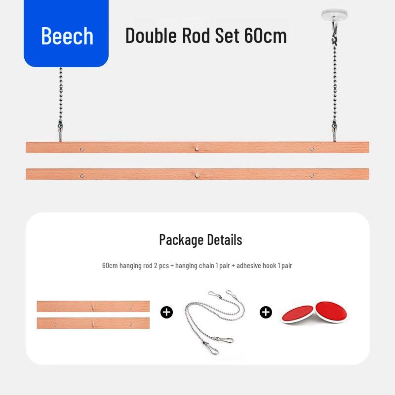 Hanging Flag Pole Set: 60CM Three-Piece Poster Hook for POP Advertising