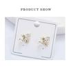Bee Stud Earrings Honey Bees Studs Earrings Handmade Jewelry Pushback Closure Earrings Minimalist Fashionable Gift for