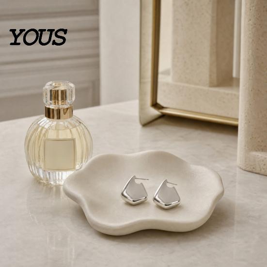 Durable Earrings 1 Pair Chunky for Women, Polished Comfortable Geometric Dangle Earrings, Large Statement Jewelry