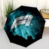 Bold Letter Design Automatic Umbrella Compact & Durable 8-Rib Design Compact Design Perfect for Outdoor Adventures Stylish Accessory