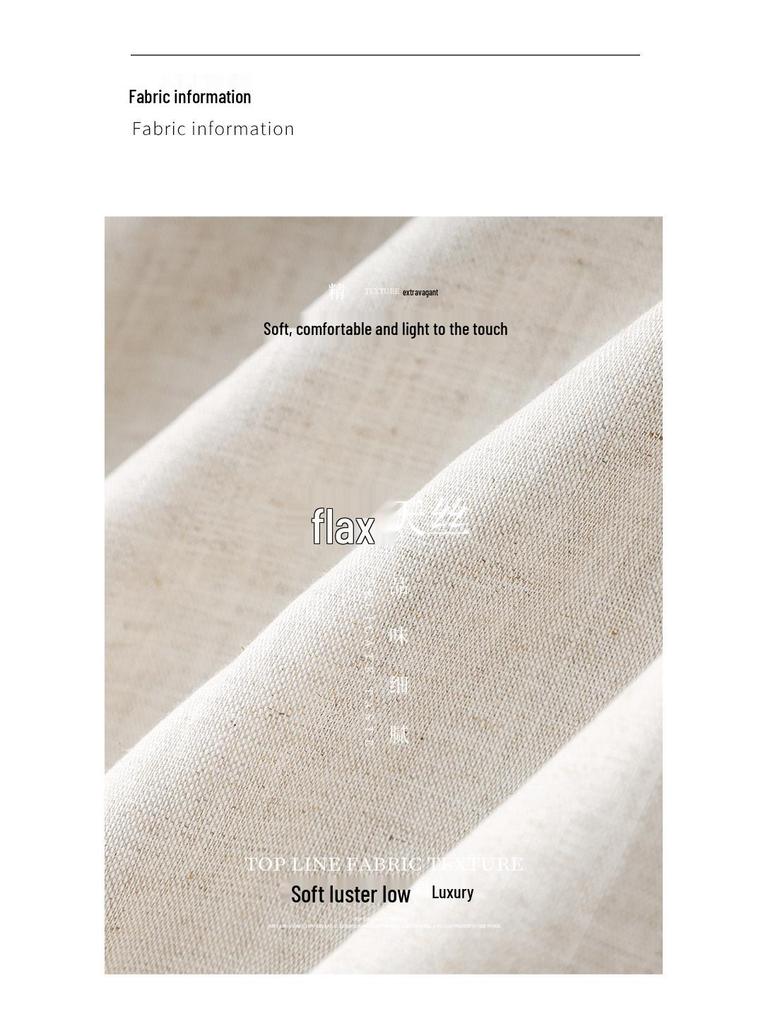 Ärmelloses Kleid im Bohemian-Stil aus Leinen-Tencel mit Muschel-Anhänger & Quaste für Damen