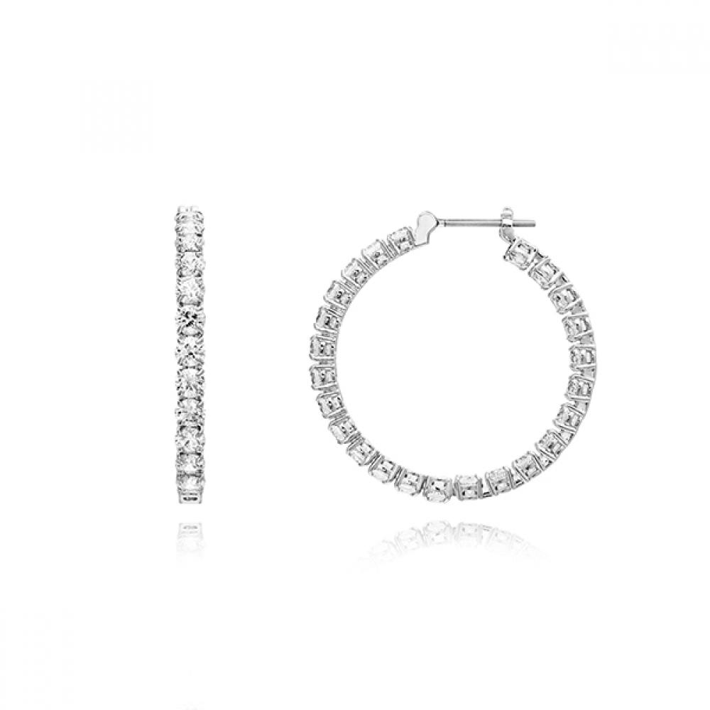 Boucles d'oreilles créoles Swarovski 5647715 Matrix 5647715