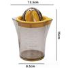 Hand Press Orange Squeezer Lemon Citrus Squeezer Portable Hand Press Fruit Juicer with Scale for Citrus Kitchen Accessories