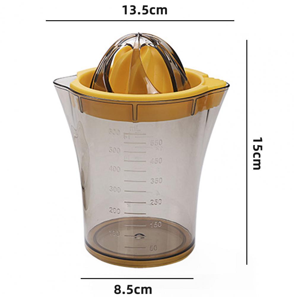Hand Press Orange Squeezer Lemon Citrus Squeezer Portable Hand Press Fruit Juicer with Scale for Citrus Kitchen Accessories