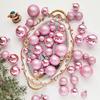 1 Box Shatterproof Decorations Balls Stylish Christmas Tree Round Shaped Balls Decor Home Creative Decoration Gifts