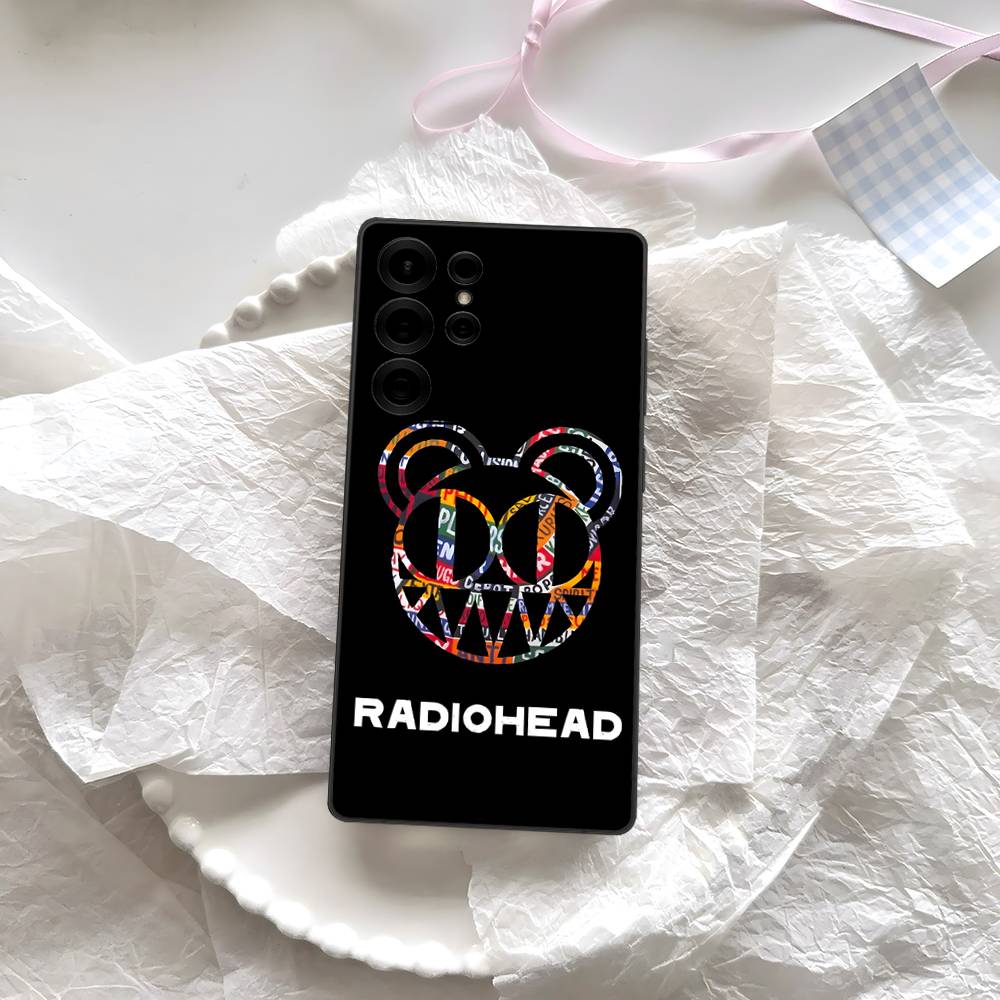 R-Radiohead Rock Band Phone Case For Samsung S 24 Fe 25 Ultra Plus 20 Lite 21 30 22 23 24 22 Ultra 5G Fundas