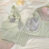 Anti-sagging Thin Breathable Underwear Adjustable Breast Control Push-up Large Size Bra