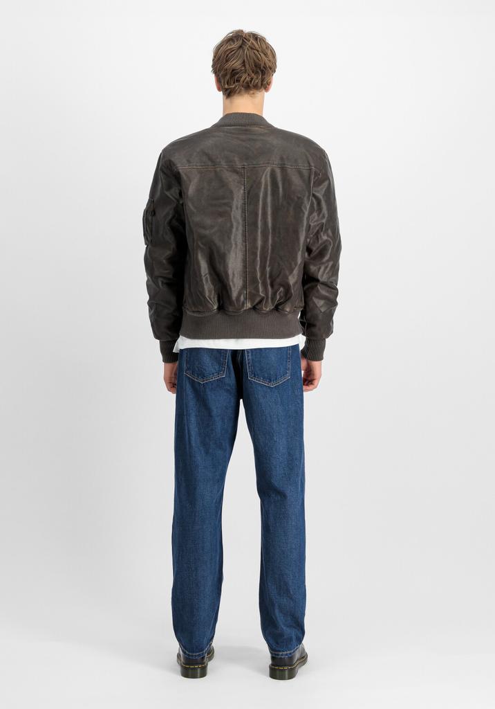 Зимняя куртка Alpha Industries Ma-1 Fl Vintage Bomber Jacket (148131) винтажная коричневая