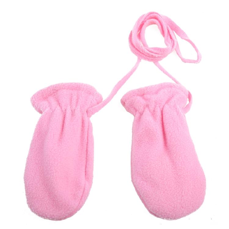 Polar Fleece Gloves Full Finger Plush Mittens for Toddlers Winter Warm Glove