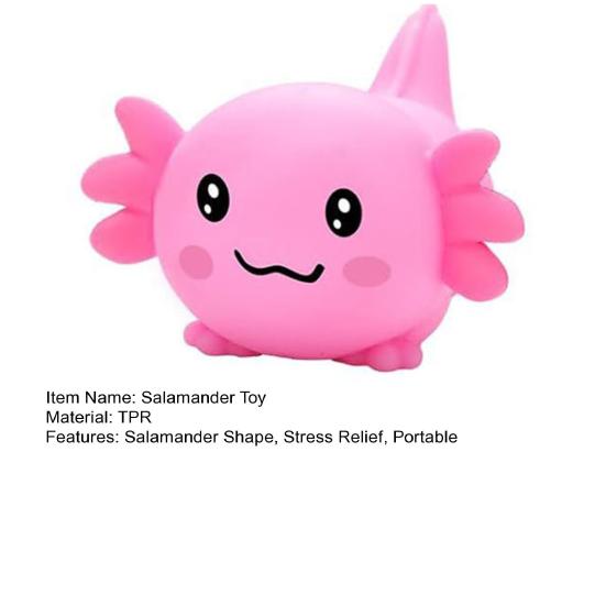 Salamander Squeeze Toy Stress Relief Glitter Salamander Sugar Ball Sensory Toy Decompression Flour Salamander Fidget Toy