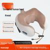U-shaped Electric Neck Massager Pillow: Multifunctional Portable Kneading Cushion for Cervical Spine & Car Comfort