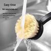 Japanese Long-Handled Non-Scratch Pot Brush for Stain and Oil Removal