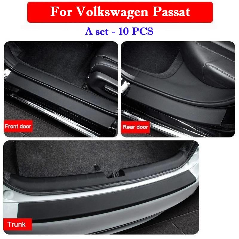 For Volkswagen Passat 2016-2026 Car Threshold Strip Protective Stickers Door Trunk Scratch Trampling Resistant Interior Stickers