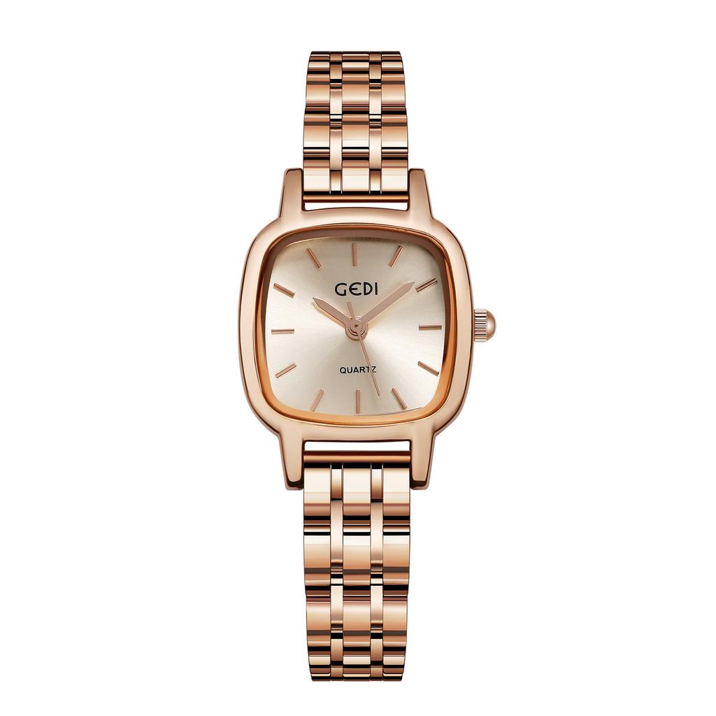 

Minimalist Womens Quartz Watch With Waterproof Metal Band For Casual Fashion Rose