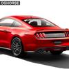 Ford Mustang GT Reflekterande Vindrute- och Bakrutedekal