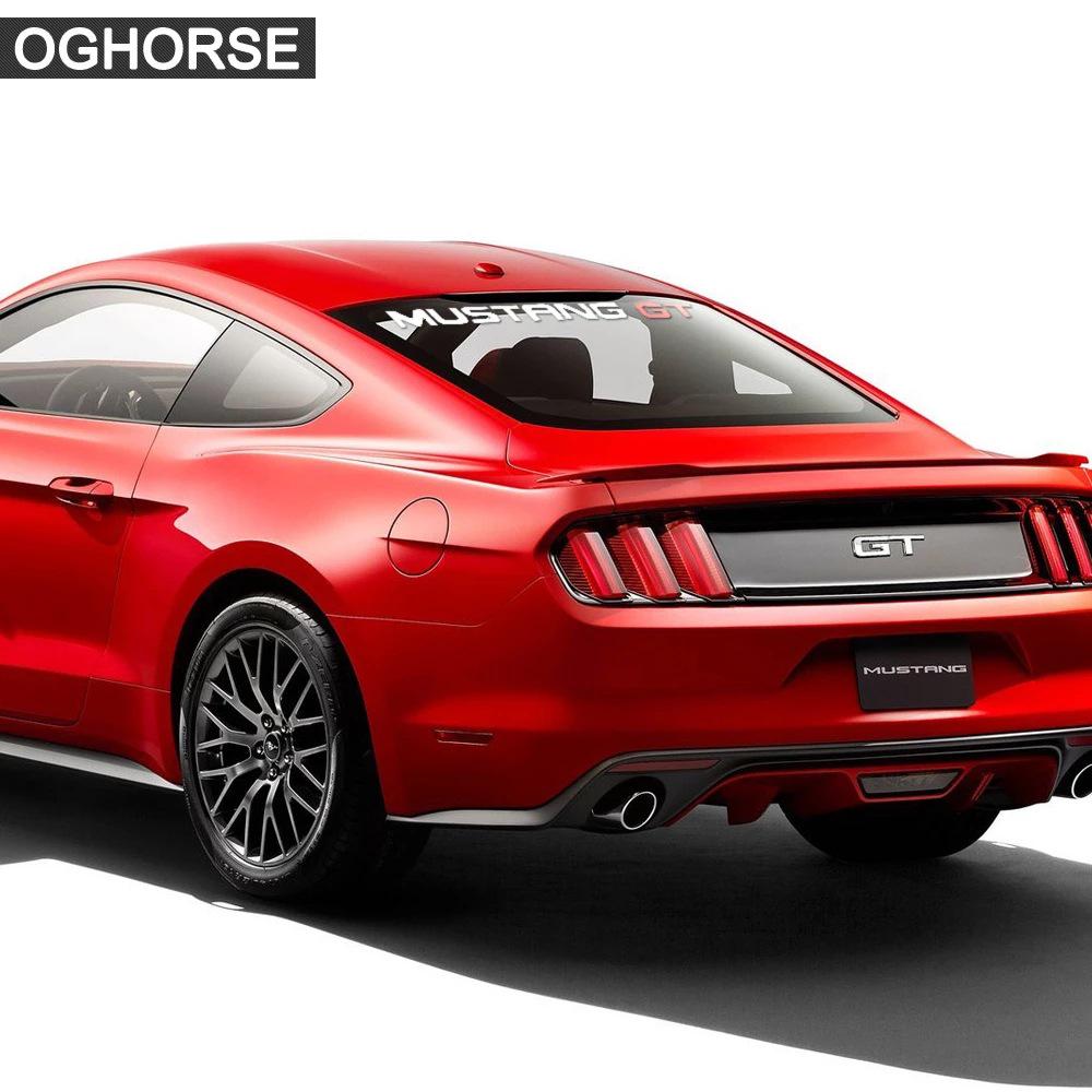 Ford Mustang GT Reflekterande Vindrute- och Bakrutedekal
