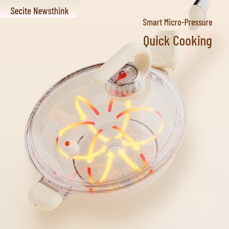 Xinsite 32cm Micro-Pressure Non-stick Wok with Steamer