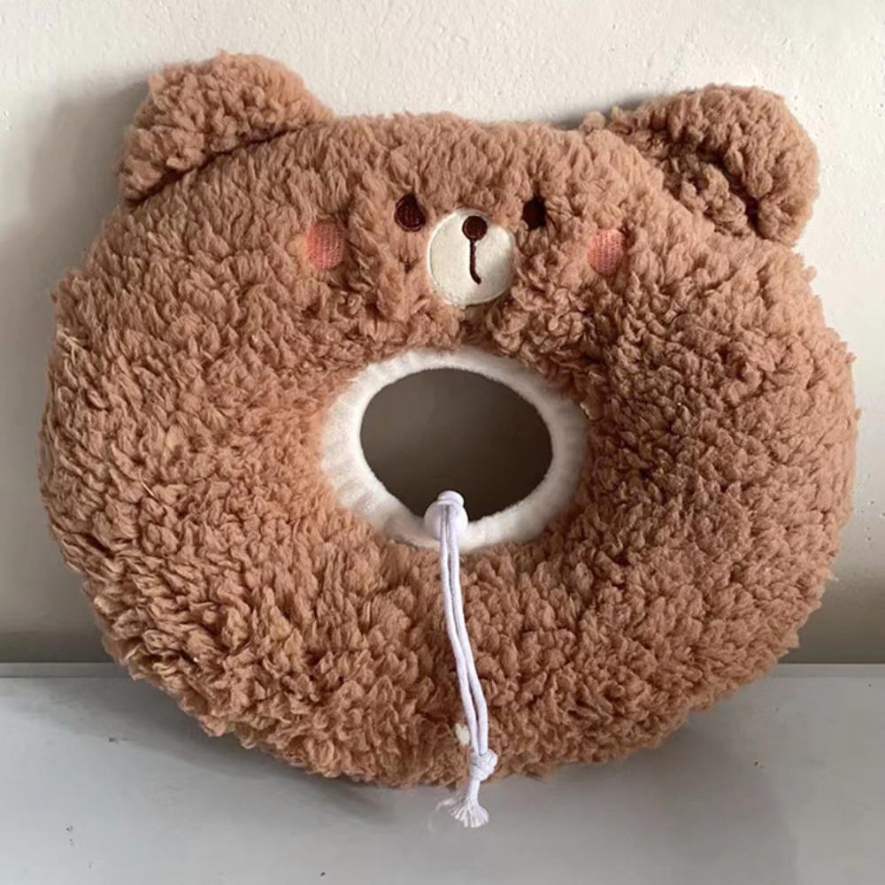 Anti-Bite Plush Surgery Wound Collar Elizabeth Collar Cat Recovery Collar Neck Protective Cone