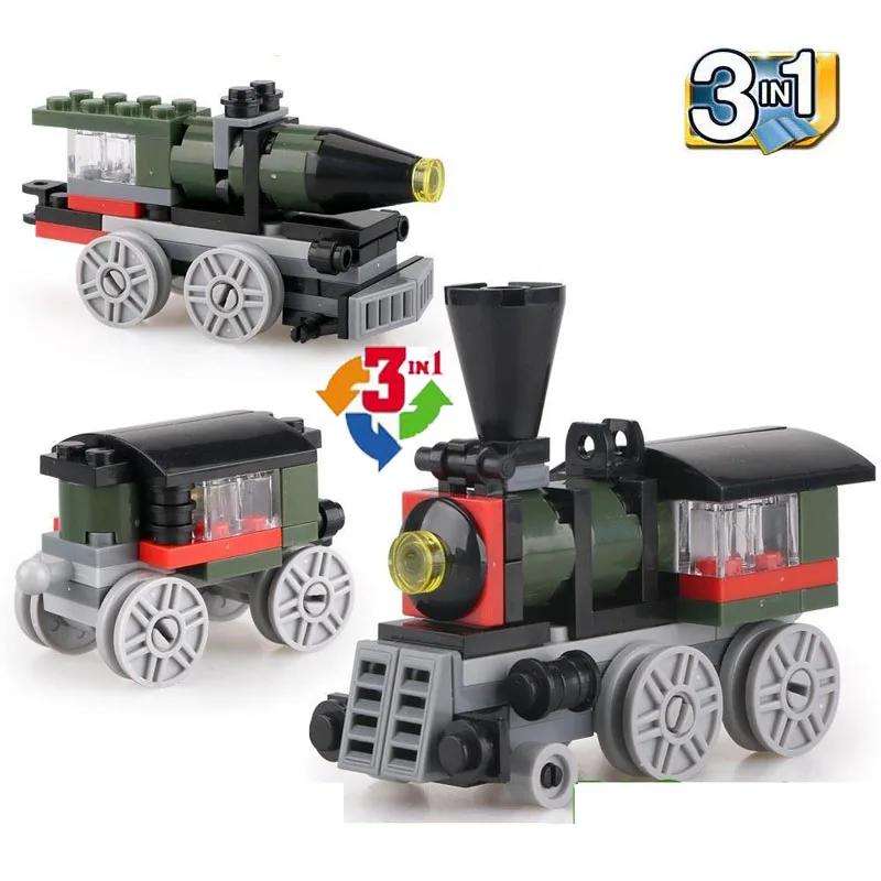 City Patrol Police Motorcycle Car Pursuit Prisoners Model Building Blocks Enlighten Action Figure Toys For Children