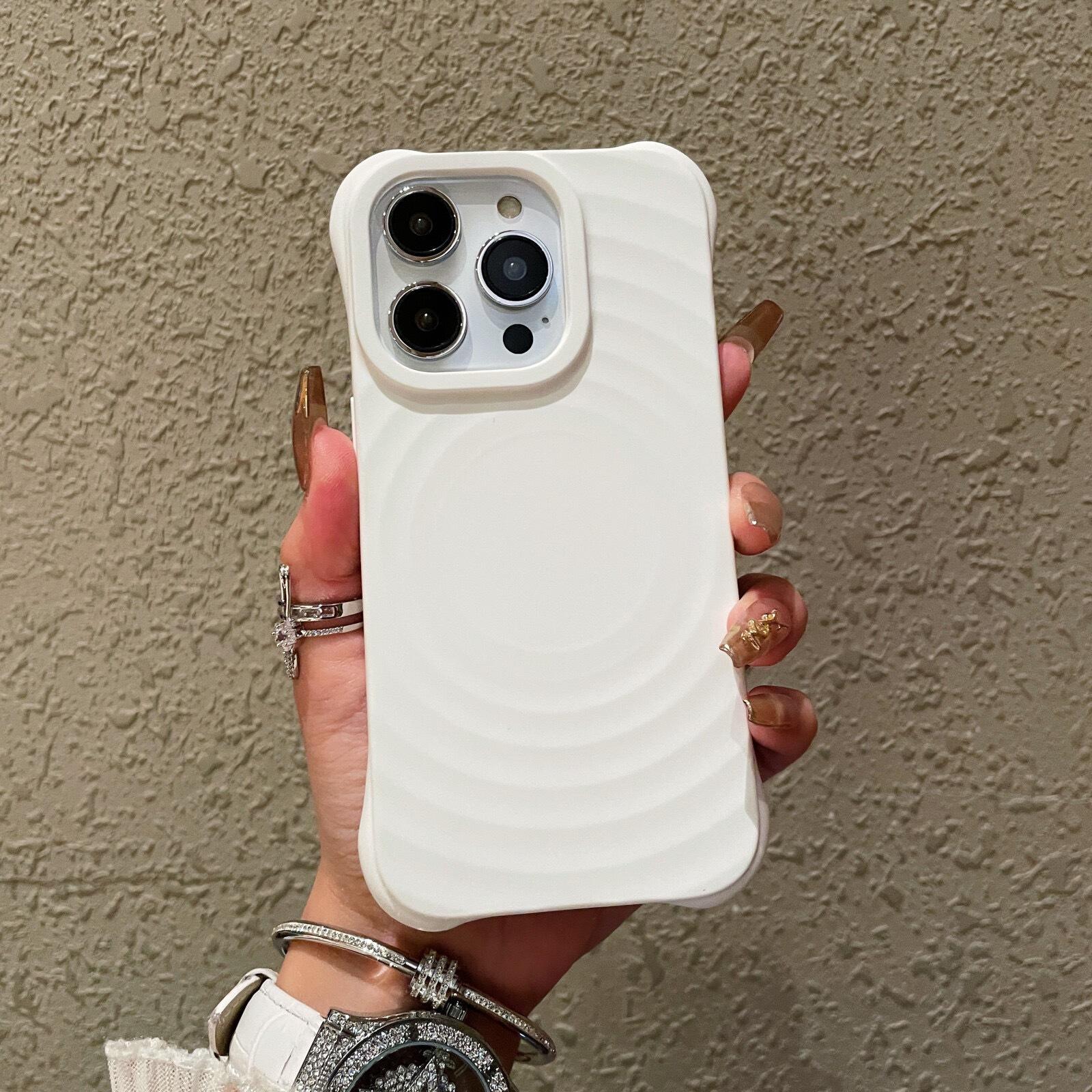 

Подходит для iPhone15promax Wave, чехол для мобильного телефона Apple 14, матовый силиконовый чехол TPU с большим отверстием, полное покрытие 13, мягкая оболочка Apple 12/12Pro Universal