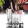 Modern Stainless Steel Cocktail Shaker Set With 25 Piece Bar Tools For Mixology