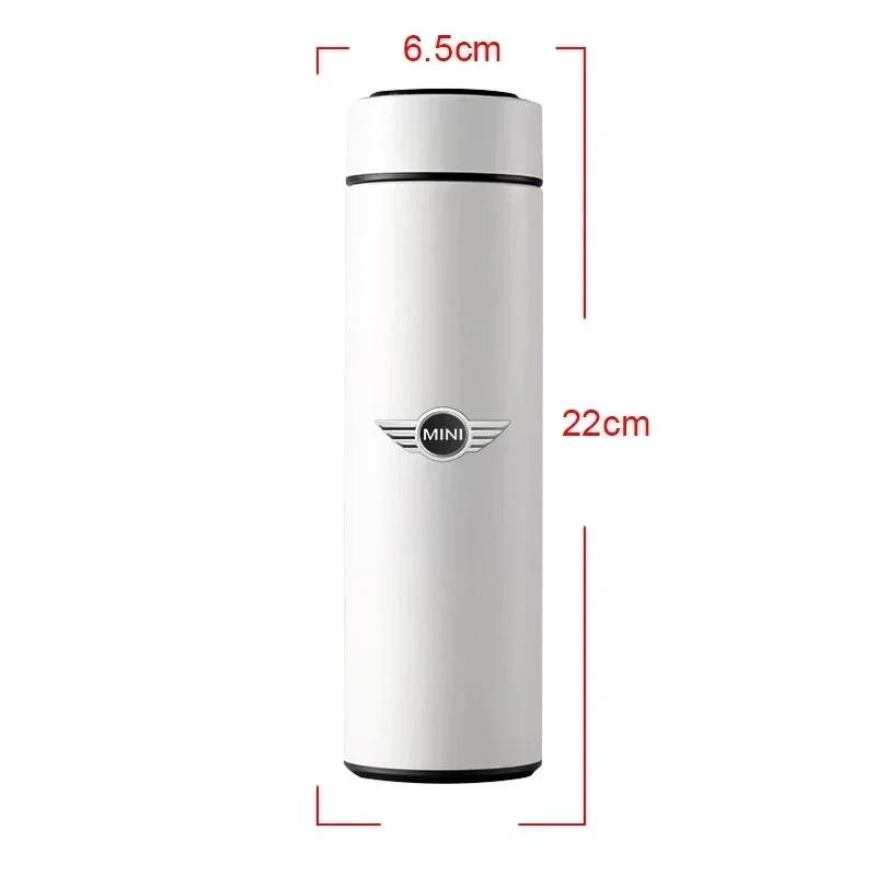 X4 X5 X6 2025 For BMW MINI Car For BMW Car Smart Thermos Bottle With Temperature Display Coffee Cup For BMW Mini Cooper R56 R50