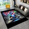 Cartoon Gamer Gamepad Rug Non-Slip Floor Mat for Kids Bedroom Living Room Sofa Kitchen Decor