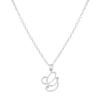 Elegant 26-Letter Uppercase Pendant Necklace: Simple and Fashionable European-American Clavicle Chain with Niche Design
