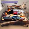 Cars Adventure Print 3Pcs Bedding Setduvet Cover With 2 Bedropillowcase Home Birthday Gift