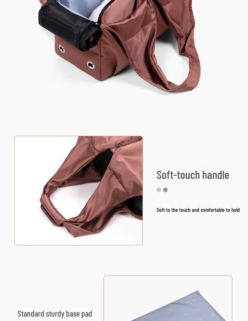 Portable Cat & Dog Carrier: Breathable, Large-Capacity Handbag/Backpack