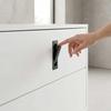 Door Stainless Steel Cabinet Door Handle Hidden Durable Cabinet Pulls Invisible Embedded Concealed Handles Tatami Drawer