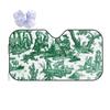 Винтажный французский мотив Toile De Jouy Козырек от солнца Ветровое стекло Автомобильное переднее ветровое стекло Окно Солнцезащитный козырек Аксессуары Чехлы
