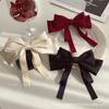 Satin Drape Three-Layer Bow Hair Clip - High Quality Solid Color Headwear