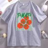 Tomato Girl Summer Tshirt Garden Farmers Market Gardening T Shirt Casual Cotton Short Sleeve Tomatoes Tee Unisex Clothing