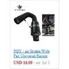 Universal Car High Flow Cold Air Intake Air Inlet Air Intake System Mushroom Head Air Filter Neck 76mm / 70mm / 63.5mm / 60mm
