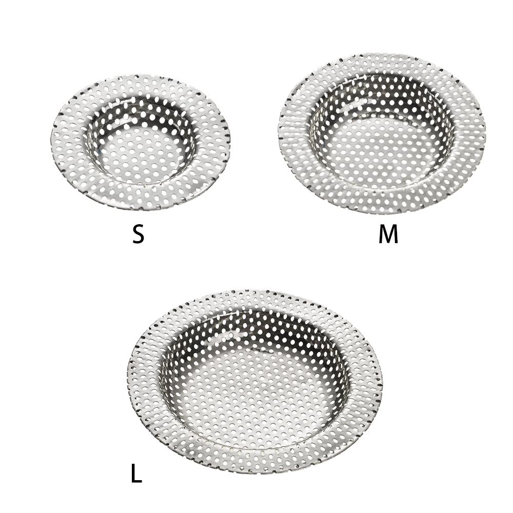 Stainless Steel Shower Sewer Hair Clean Up Waste Catcher Mesh Trap Drain Filter Sink Strainer