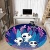 1pc Forest Spirits Office Round Area Rug,  Mat Suitable For Office, Under Office Chairs Bedroom Living Room Home Decor, Room Deco