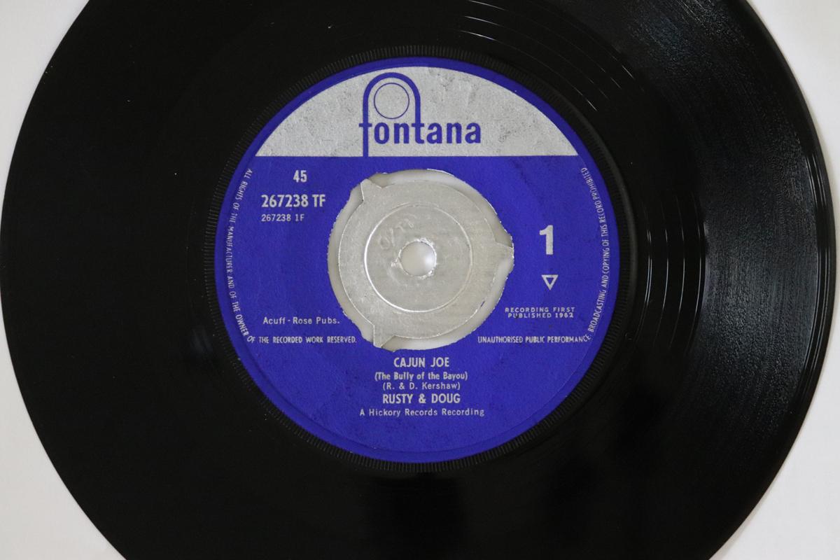 

7inch Record RUSTY & DOUG KERSHAW - Cajun Joe 267238TF Fontana 1962 UK Folk Used