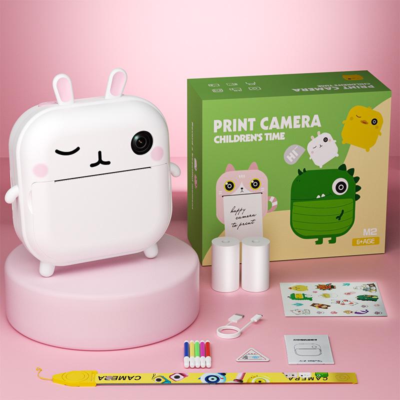 Smart Cartoon Mini Printer & Children s Camera - Polaroid Student HD Camcorder