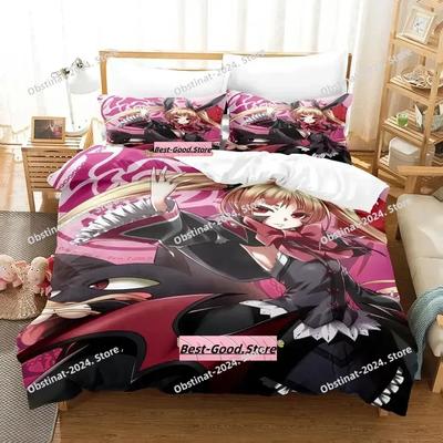 Neues Spiel Lord of Vermillion Bettwäsche-Set Einzelbett Twin Full Queen King Size Bettset Erwachsener Kind Schlafzimmer Bettbezug-Sets Anime Bett