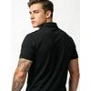 Men Short Sleeve Polo Shirt Summer Cotton Business Casual Brand Embroidery POLO Top Plus Size