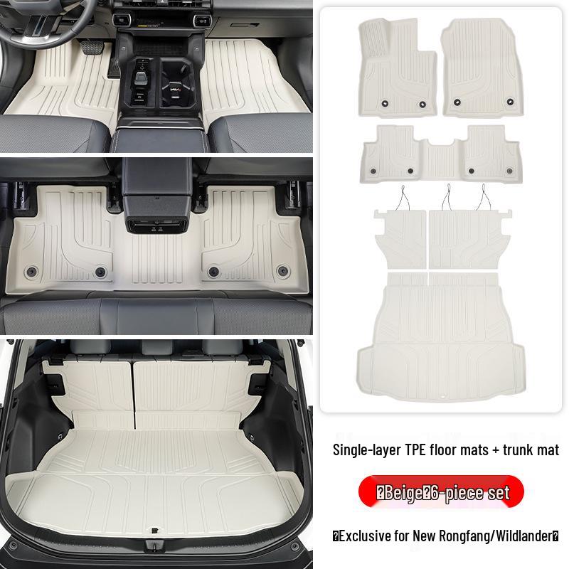Toyota RAV4 Trunk Mat - Compatible with 26 Models, TPE Material for Highlander, Custom Decorative Mat