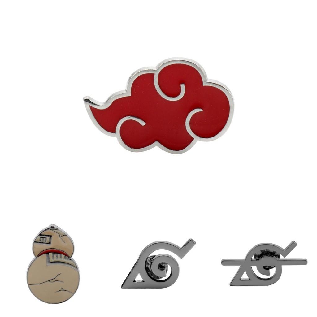 Naruto Rinnegan Badge Legering Uitsnijding Met Cadeaubox Voor Anime Verzamelaars