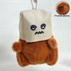Creative Novelty Bear Plush Keychain Pendant Funny Cute Small Bear Keyrings Exquisite Backpack Decoration Accessories Gifts
